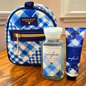 🛍BOGO 50% OFF💙🎒NWT‼️BBW Mini Backpack with Travel Essentials